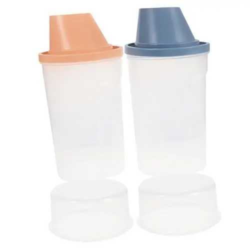 Produktbild: IWOWHERO 2st Waschmittel Seifenpumpe Waschküche Flasche Spender Für Waschseife Handseifenspender Leeres Unterteil Flaschen Mit Duschgel Pumpspender Für Seife Waschflüssigkeit Pp