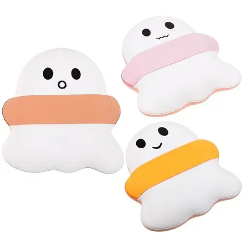 Produktbild: IWOWHERO 3st Marshmallow Puff Nasses Und Trockenes Schwammei Schwammmixer Süßer Make-up-puff Make-up-puffs Für Frauen Loses Pulver Fräulein Pulver Nicht Essen