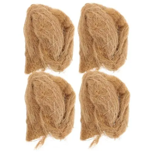 Produktbild: IWOWHERO 4 Stück Jute Seide Praktisches Feuerwerkzeug Campingbedarf Fatwood Feuerstarter Feuerstarter Zum