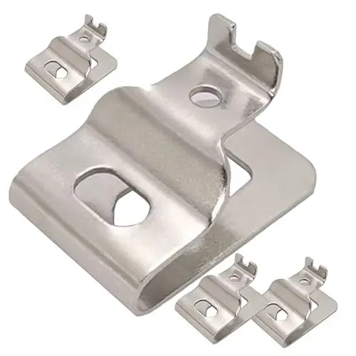 Produktbild: IWOWHERO Gürtelclip-haken Für Elektrowerkzeuge 4 Stück Edelstahl-gürtelclips Für Bohrschrauber Werkzeuggürtelhalter