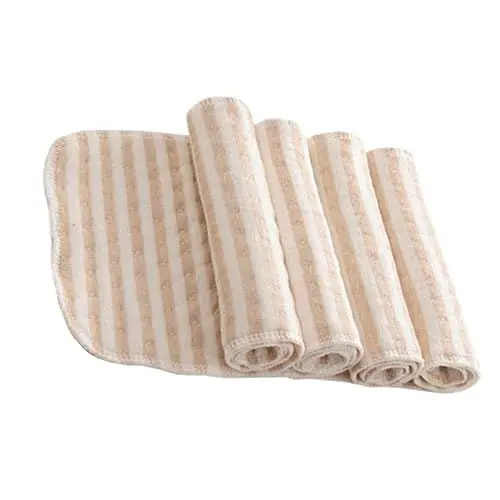 Produktbild: IWOWHERO Baby Booster Pad Windeleinlagen 4er-pack Flach Gefaltete Wiederverwendbare Einlagen Saugfähige Windeleinlagen Für Die Nacht Weiß