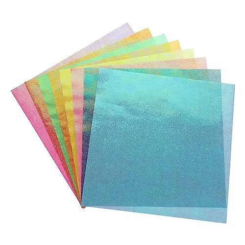 Produktbild: IWOWHERO 50 Blatt Quadratisches Origami-papier Multi-bastelpapier Für Jungen Und Mädchen Handgefertigt Für Lehrer