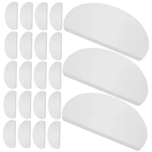 Produktbild: IWOWHERO 50 Stück transparente haarschutz haar kur Haarstyling-Produkte gesicht masken überbrille Friseur Gesichtsmaske Haarschnitt Augenschutz klarer Friseurbedarf PVC
