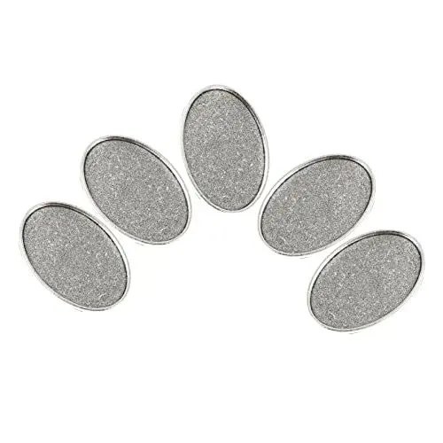 Produktbild: IWOWHERO 5St Schmuckzubehör leere Brosche Schmuck Tabletts Broschenlünettenfassung Broschenfassung Blenden schmuckherstellung schmuck machen DIY-Zeittablett DIY Zeitbasishalter Silver