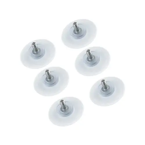 Produktbild: IWOWHERO 6stücke PVC Saugnäpfe Für Möbel Transparente Antikollisions-saugnäpfe Mit Schrauben Für Glasoberflächen Für Dekoration Und Organisation