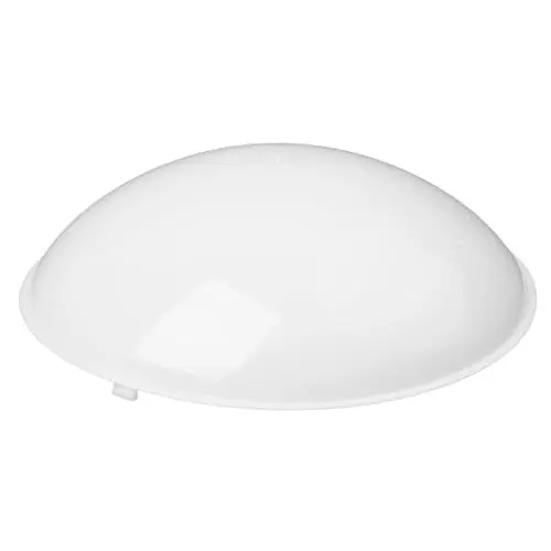Produktbild: IWOWHERO Deckenlampenschirm Hängelampenschirm Tischlampen Deckenlampenabdeckungen Graue Decke Mit Hellem Schatten Schwarzer Lichtschirm Außen Led-licht Lampenschirm Aus Rattan Plastik Weiß