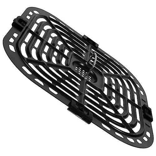 Produktbild: IWOWHERO Edelstahl Grillpfanne Set Mit Bohrgestell Für Luftfritteuse Kompatibel Mit 6 Quart Ideal Für Grillmatten Und Grillschalen Langlebig Und Spülmaschinenfest Perfektes
