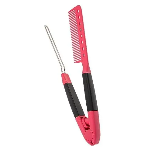 Produktbild: IWOWHERO Haar-tool Kompakte Größe Glättung Kamm Styling Haarglätter Abs Legierung Komfortable Griff Design