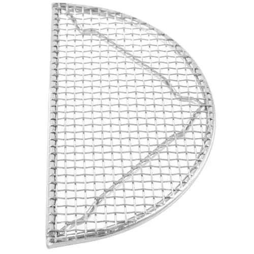 Produktbild: IWOWHERO Grill Supply Barbecue-drahtgeflecht Grillgitter Grillnetz Halbkreis Edelstahlgrill