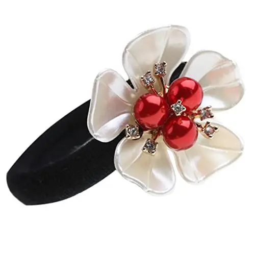 Produktbild: IWOWHERO Elegante Haargummis in Blütenform Multifunktionaler und Praktischer Haarschmuck für Frauen und Mädchen Modisch und Einfach Zu Verwenden