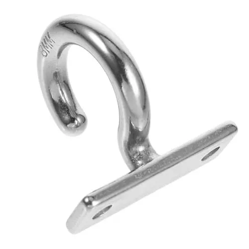 Produktbild: IWOWHERO Marine Boot Auge Decke Haken Für Hängematte Snap Haken Rotierenden Auge Platte Edelstahl Hardware