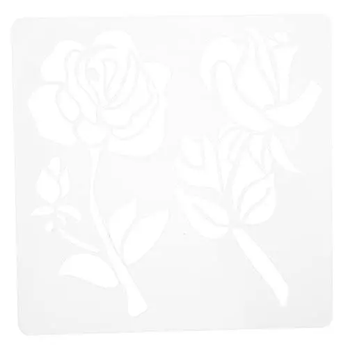 Produktbild: IWOWHERO Schablonen Mit Blumenmotiven Zum Bemalen Dekoratives Wandschablonenmaterial Wiederverwendbare Bastelvorlagen