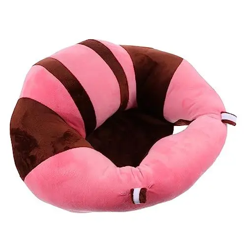 Produktbild: BESTonZON Kinderstuhl Sofa Kindergarten Sofa Unterstützung kinderstühle zum sitzen Kindercouch Kindersessel Kinderautositz Liegestuhl Stützsitz Babykissen Füllung Kopfkissen Cabrio Rosa