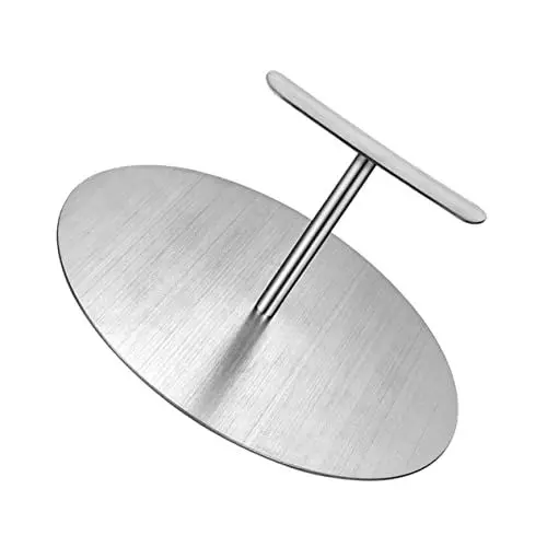 Produktbild: IWOWHERO Kuchenpresse Küche Runde Grillplatte Pfannkuchen Original Spieße Taco Halter Burger Rostfrei Speckpresse Grillen Fleischpresse Gewicht Kochgeschirr Kabobs
