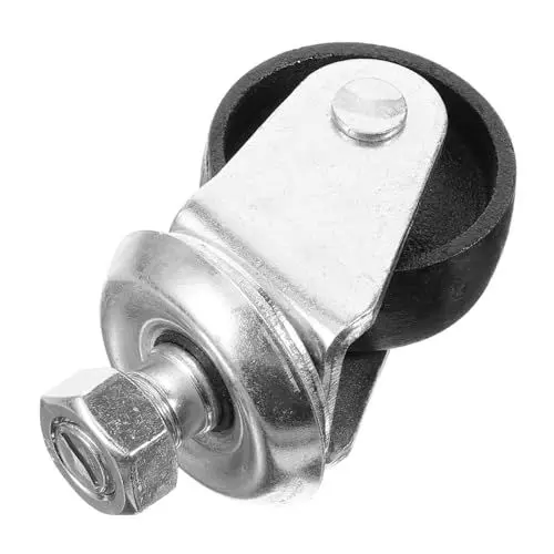 Produktbild: IWOWHERO Möbelrollen Klein Räder Für Die Garage Schwerlastrollen 90mm Räder Für Garagen-bodenheber Lenkrollen Räder Für Möbel Hochleistungs-wagenheberräder Universalrad Pumpenkern Metall