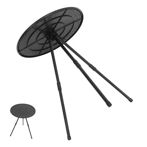 Produktbild: IWOWHERO Vielseitiges Camping-Essential Klappbarer Outdoor-Tisch Höhenverstellbar Für