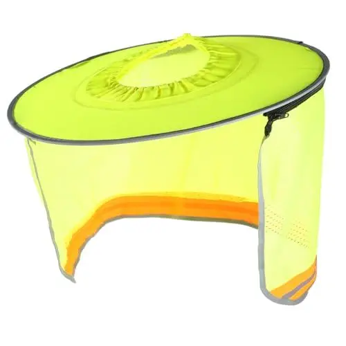 Produktbild: IWOWHERO Schutzhelm-Visier Sonnenschutz Und Nackenschutz Bauhelm Mit Voller Krempe Für Maximale Sonneneinstrahlung