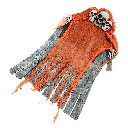 Produktbild: IWOWHERO Halloween Geister Geisterschädel Realistisches Hängendes Skelett Spukhaus Escape Room Geister Dekorationen Patio