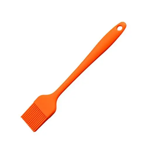 Produktbild: IXCVBNGHS All-Inclusive Silikonbürste Cremebürste Grillbürste Ölbürste, Outdoor-und Haushaltsbürste (Orange), small