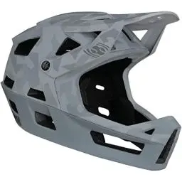 Produktbild: IXS Trigger FF MIPS Integralhelm für Mountainbike/E-Bike/BMX, Grau mit Camouflage-Muster, S/M