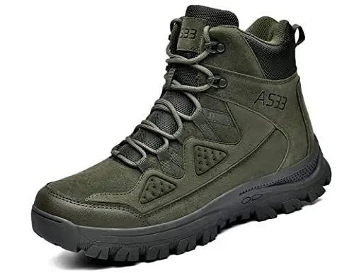 Produktbild: IYVW AS33 703 Leather Boots of German Armed Forces Wanderhalbschuhe Grün 44EU