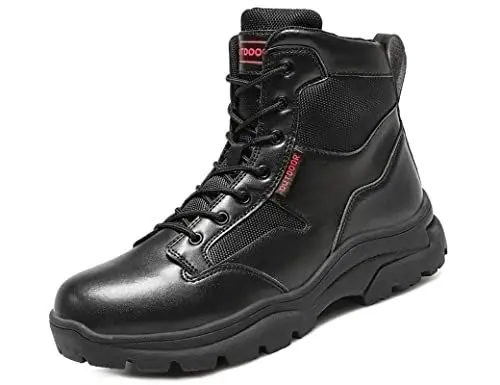 Produktbild: IYVW AS33 A10 Herren Wanderstiefel leichte Trekkingstiefel Atmungsaktive Military Boots US Army Schuhe für Outdoor Camping Wandern Bergsteigen Wüsten Offroad Schwarz 42EU