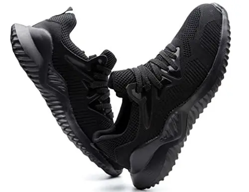 Produktbild: IYVW Safety 903 Sicherheitsschuhe Arbeitsschuhe Herren, Sicherheit Stahlkappe Stahlsohle Anti-Perforations Luftdurchlässige Schuhe Schwarz 38.5 EU