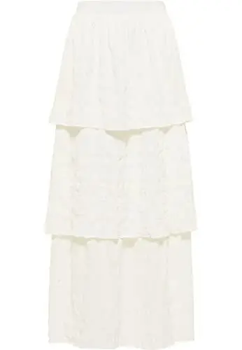 Produktbild: IZIA Damen Maxirock, Wollweiss, M
