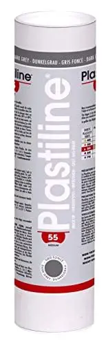 Produktbild: J. Herbin Herbin 1755T - Plastilin für den Modellbau, 1 kg, zum modelieren, HG55, standard, 1 Dose, Grau