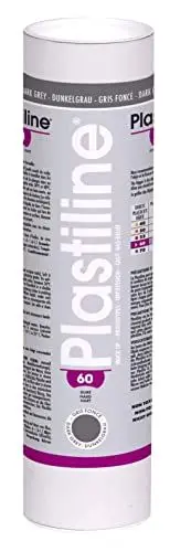 Produktbild: J. Herbin Herbin 1760T - Plastilin für den Modellbau, 1 kg, zum modelieren, HG60, hart, 1 Dose, Grau