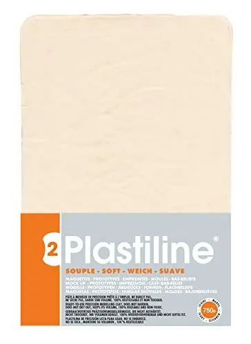 Produktbild: J. Herbin Jacques Herbin 7150T - Plastilin für den Modellbau, 750g, zum modelieren, HG50, flexibel, 1 Block, Elfenbein