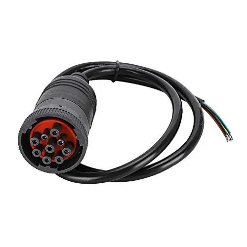 Produktbild: J1939-9Pin Diagnosekabel Adapter Stecker für Cummins Universal Truck Zubehör 9Pin Diagnosestecker Diagnosekabel Stecker für LKW Diagnose