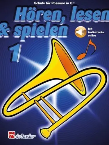 Produktbild: JAAP KASTELEIN : HOREN, LESEN & SPIELEN 1 POSAUNE IN C BC - RECUEIL + ENREGISTREMENT(S) EN LIGNE.