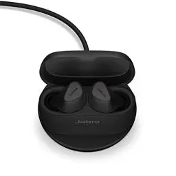 Produktbild: Jabra Connect 5t True Wireless In-Ear-Bluetooth-Kopfhörer mit hybrider aktiver Geräuschunterdrückung (ANC), 6-Mikrofon-Anruftechnologie, Bluetooth Multipoint und Microsoft Swift Pair - Titan/Schwarz