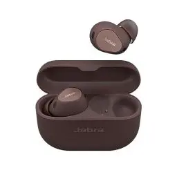 Produktbild: Jabra Elite 10 schnurlose In-Ear-Bluetooth-Kopfhörer Advanced Active Noise Cancellation, 6 eingebauten Mikrofonen und Dolby Atmos Sound - Dunkelbraun