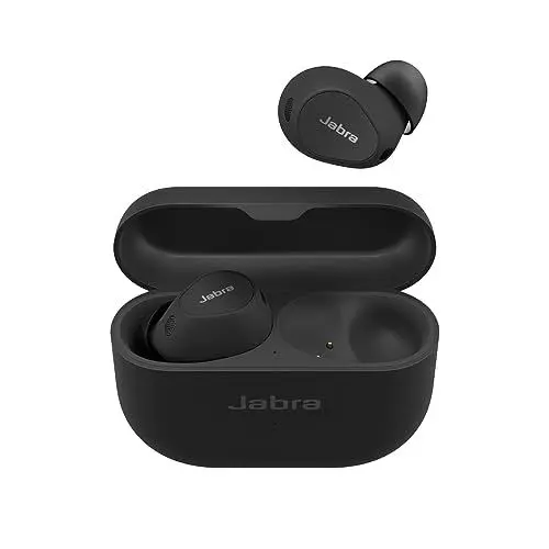 Produktbild: Jabra Elite 10 schnurlose In-Ear-Bluetooth-Kopfhörer Advanced Active Noise Cancellation, 6 eingebauten Mikrofonen und Dolby Atmos Sound - Matt-Schwarz