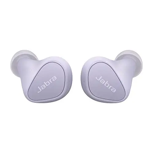 Produktbild: Jabra Elite 3 In Ear Bluetooth Earbuds - True Wireless Kopfhörer mit Geräuschunterdrückung und 4 integrierten Mikrofonen für klare Anrufe, kraftvollen Bass, anpassbaren Sound und Mono-Modus - Lila