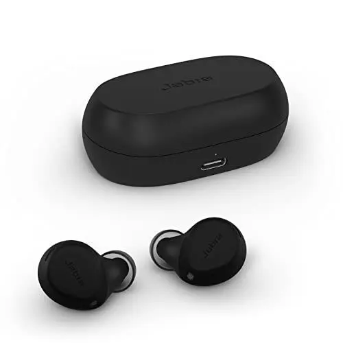Produktbild: Jabra Elite 7 Active In Ear Bluetooth Earbuds - True Wireless Sport Kopfhörer ShakeGrip für sicheren Halt und anpassbarer, aktiver Geräuscheunterdrückung - Schwarz