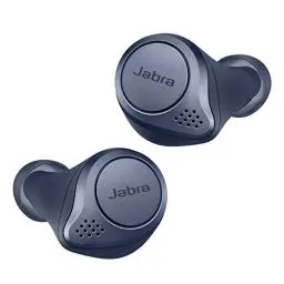 Produktbild: Jabra Elite Active 75t – Sport-In-Ear Bluetooth Kopfhörer imit aktiver Geräuschunterdrückung und Langer Akkulaufzeit für True Wireless-Erlebnis bei Telefonaten und Musik, Navy Blau