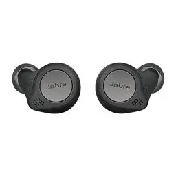 Produktbild: Jabra Elite Active 75t – Sport-In-Ear Bluetooth Kopfhörer mit aktiver Geräuschunterdrückung und langer Akkulaufzeit für True-Wireless-Erlebnis bei Telefonaten und Musik – Titanium Schwarz