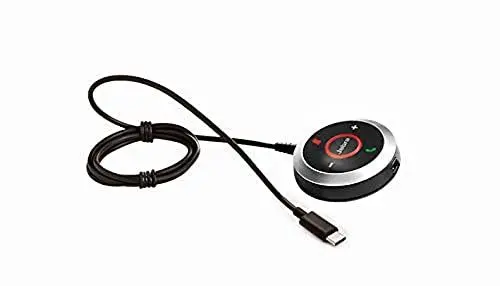 Produktbild: Jabra Evolve 40 Link USB-C MS Remote Control with Black Wire - Press the Buttons
