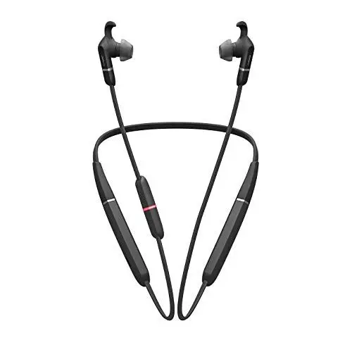 Produktbild: Jabra Evolve 65e - Microsoft zertifizierte Noise Cancellation Bluetooth Kopfhörer mit Nackenbügel zum kabellosen Telefonieren und Musik hören - Mit Vibrationsalarm - schwarz
