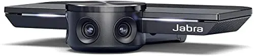 Produktbild: Jabra PanaCast Panorama 4K Videokonferenzkamera – Plug-and-Play Videokamera mit 180° Sichtfeld für Konferenzräume / Videokonferenzen