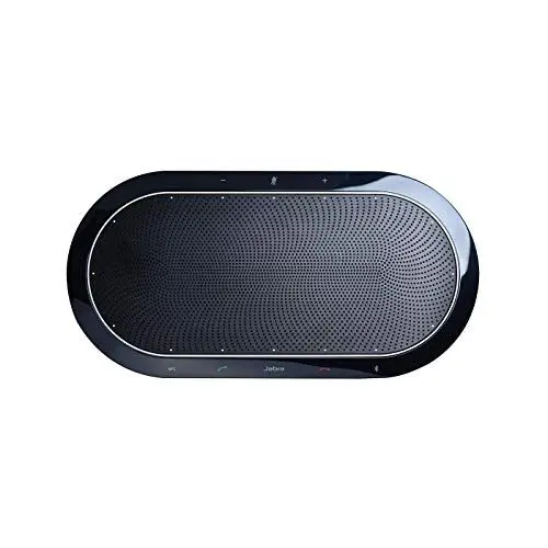 Produktbild: Jabra Speak 810 Konferenzlautsprecher – Microsoft-zertifizierter Lautsprecher für große Meetings mit Bluetooth-Adapter und integriertem USB-A-Kabel – Verbindung mit Laptops, Smartphones und Tablets