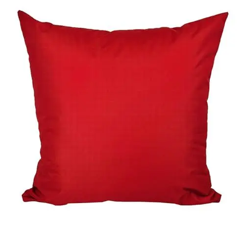 Produktbild: JACK 50x50cm Outdoor Lounge Kissen Dekokissen inkl. XXL-Füllung Wasserabweisend Sitzkissen Garten Stuhl Lotus Effekt, Farbe:Rot