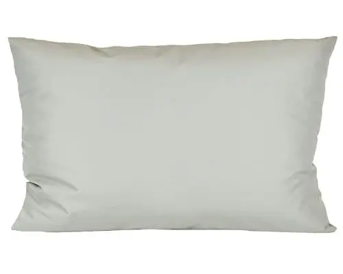 Produktbild: JACK 40x60cm Outdoor Lounge Kissen Dekokissen inkl. XXL-Füllung Wasserabweisend Sitzkissen Garten Stuhl Lotus Effekt, Farbe:Hellgrau