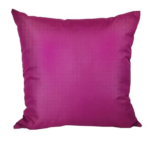 Produktbild: JACK 50x50cm Outdoor Lounge Kissen Dekokissen inkl. XXL-Füllung Wasserabweisend Sitzkissen Garten Stuhl Lotus Effekt, Farbe:Beere