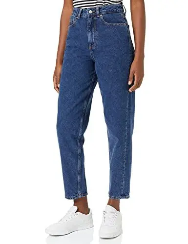 Produktbild: JJXX Women's JXLISBON MOM HW NR4001 NOOS Jeans, Dark Blue Denim, 29/32