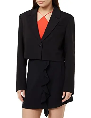 Produktbild: JACK & JONES Damen Jjxx Jxmary Cropped Sn Blazer, Schwarz, M EU