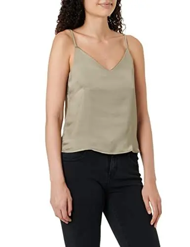 Produktbild: JACK & JONES Damen Jxmalia Satin Noos Top, Brindle, S EU